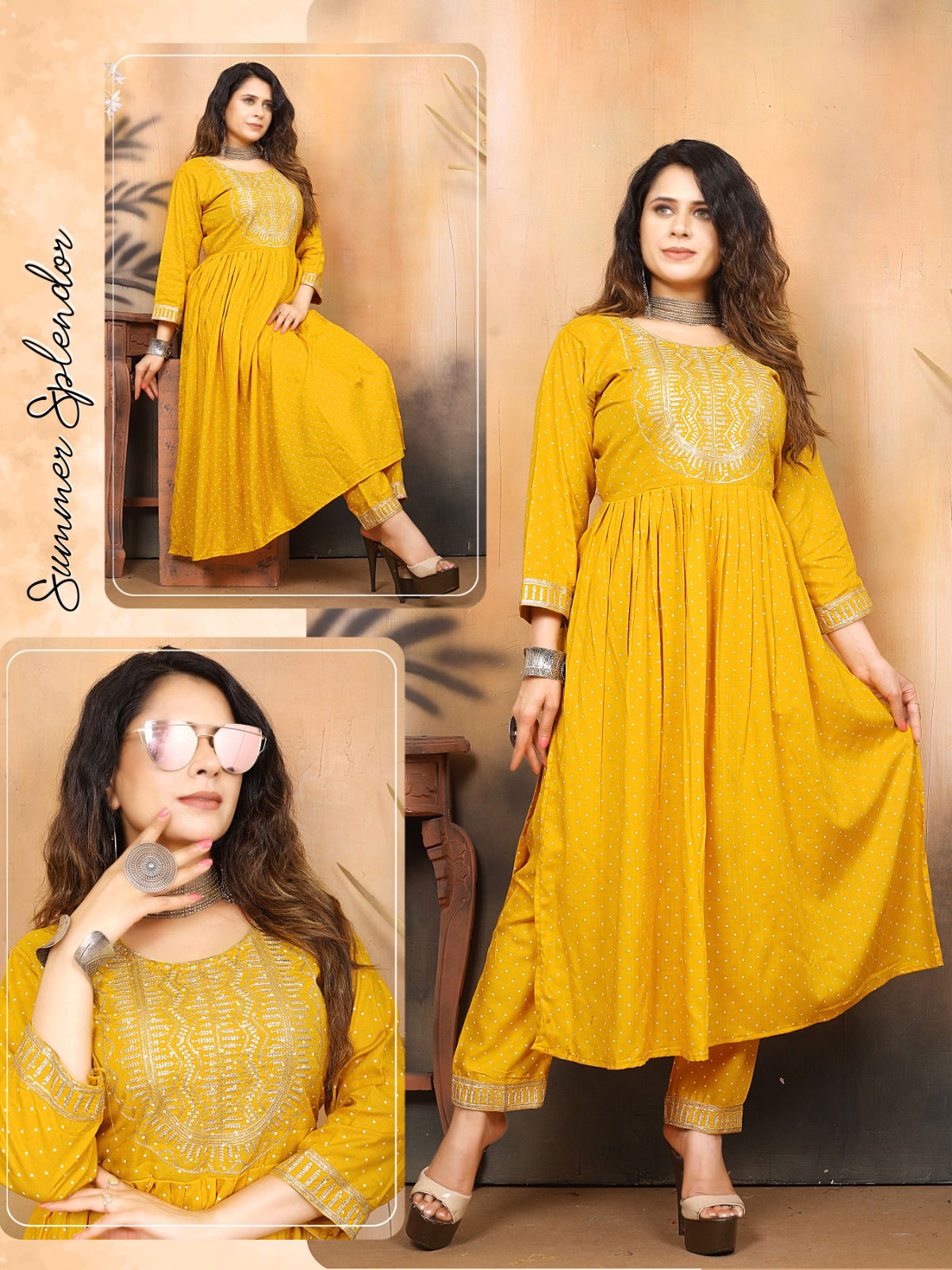 Fashion Begins Janwi Printed Kurti With Bottom Catalog
